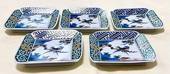 美品 九谷焼 九谷仙龍 大皿 飾皿 古九谷花鳥(皿立付)30cm Amazon | 美術九谷焼 仙龍窯 色絵花鳥文 皿揃 角皿5枚 | ノー